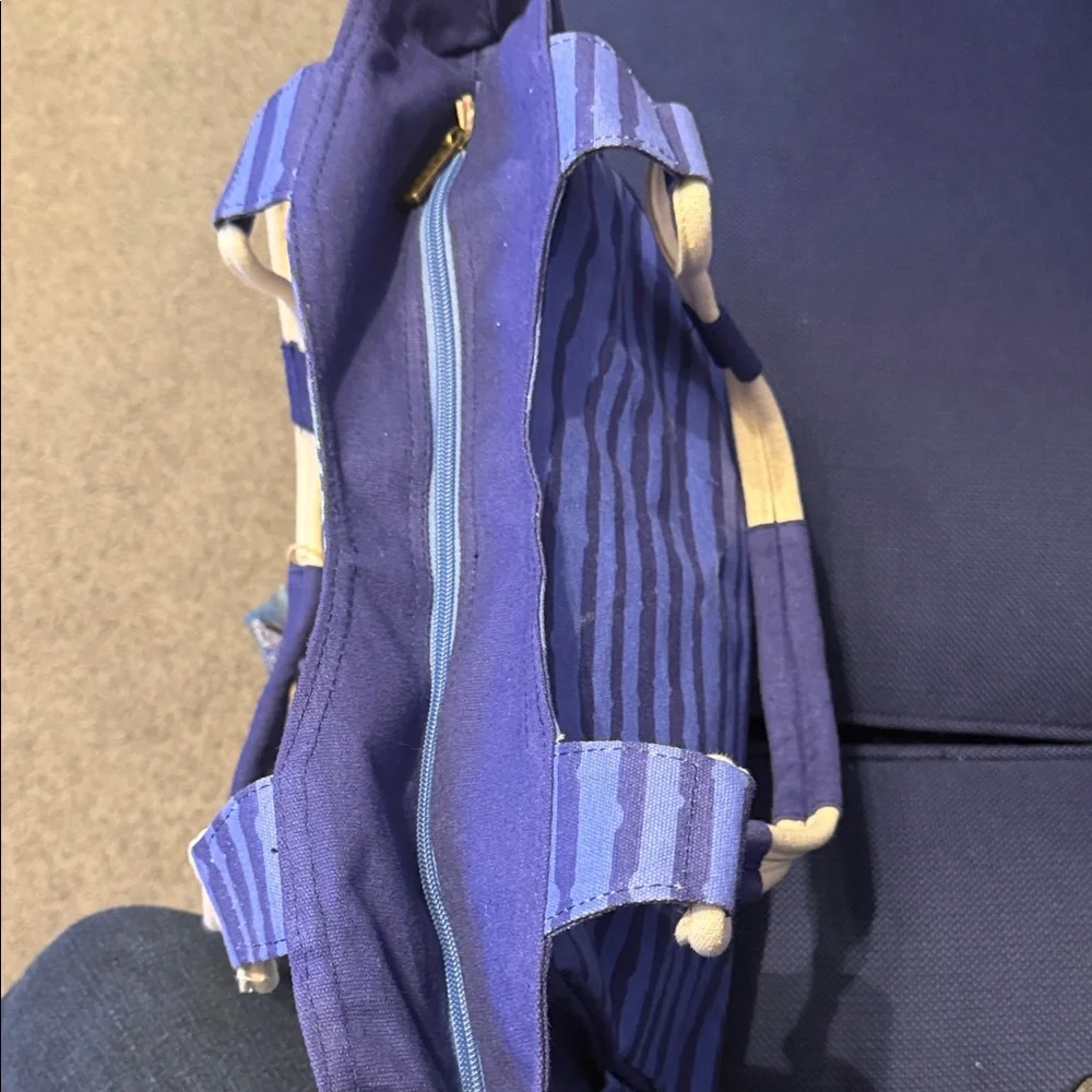 Blue Starfish Canvas Shoulder Bag by Unknown Brand - Picture 8 of 12